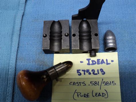 Ideal Lyman 358495 Bullet Mold Mould 358 495. . Ideal bullet mold identification